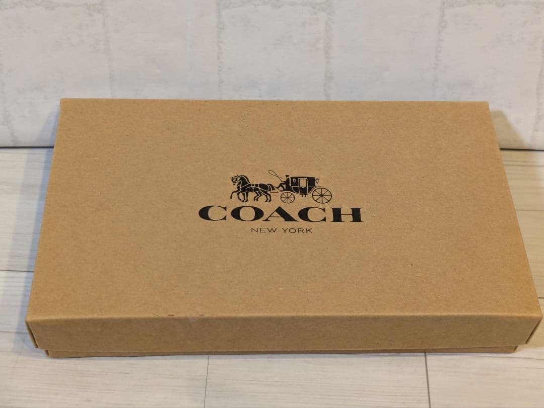新品♥未使用 COACH C4452 IMAA8 長財布 ブラウン×ブラック