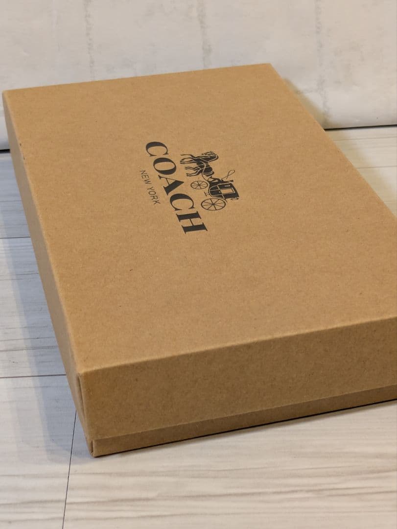 新品♥未使用 COACH C4452 IMAA8 長財布 ブラウン×ブラック