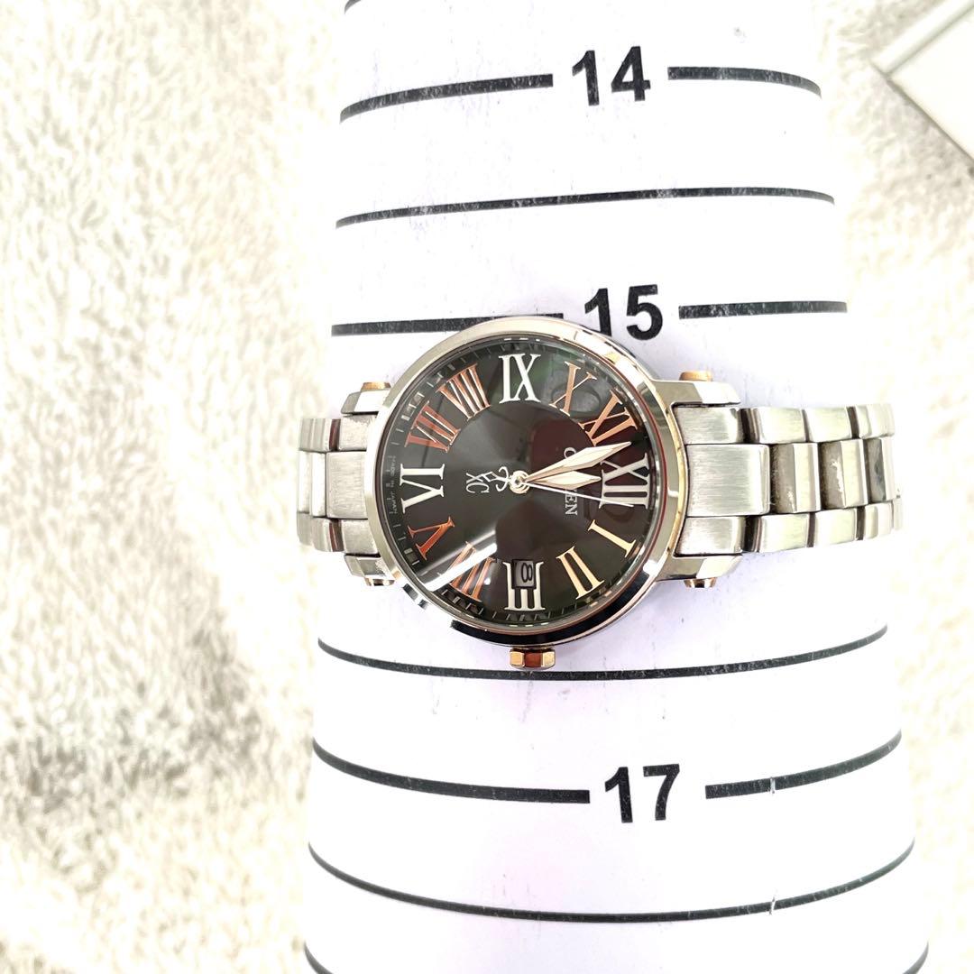 美品希少❣クロッシー xC H010 電波ソーラー ブラック文字盤 稼働品