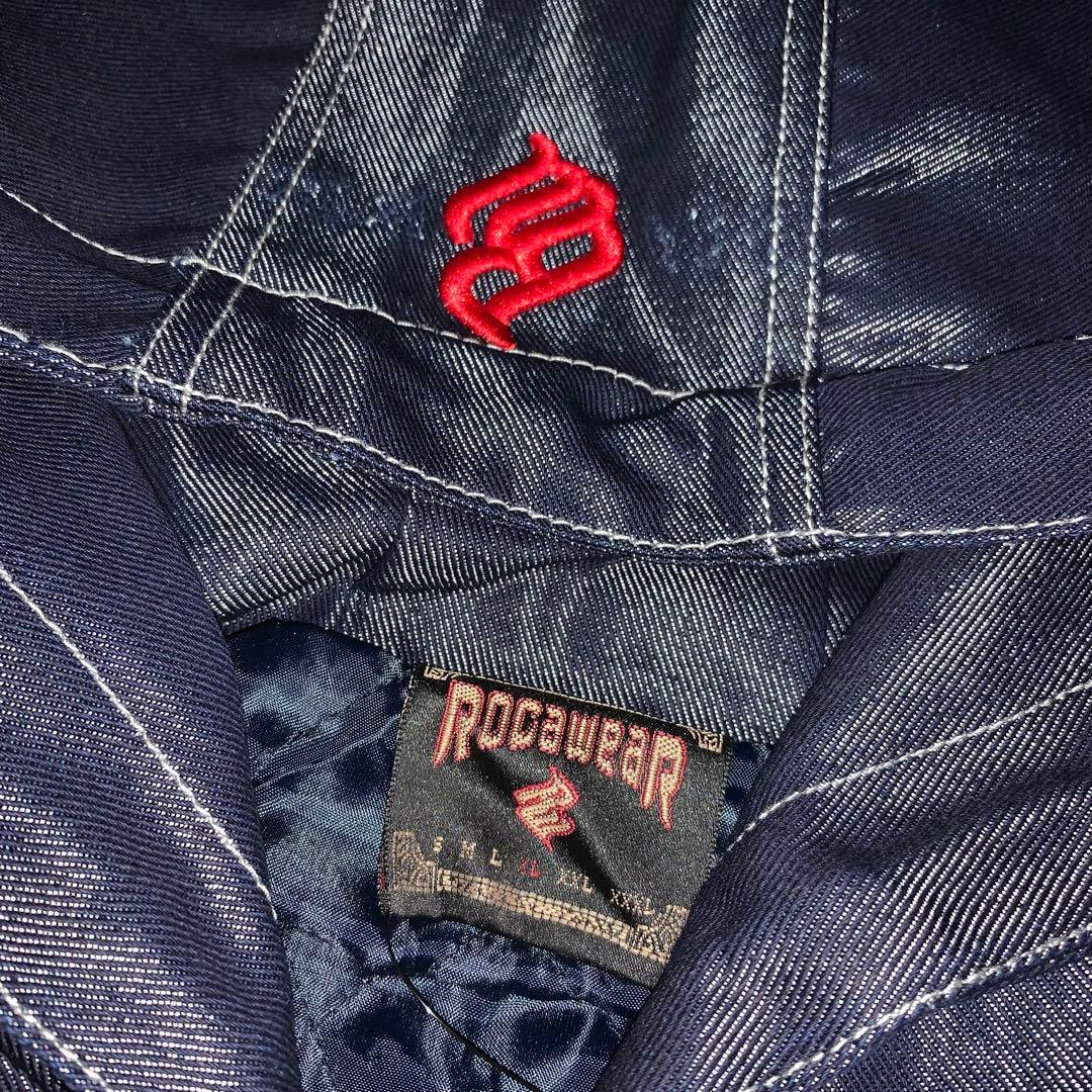 ROCAWEAR 希少　デニムジャケット　hiphop bboy b系　y2k