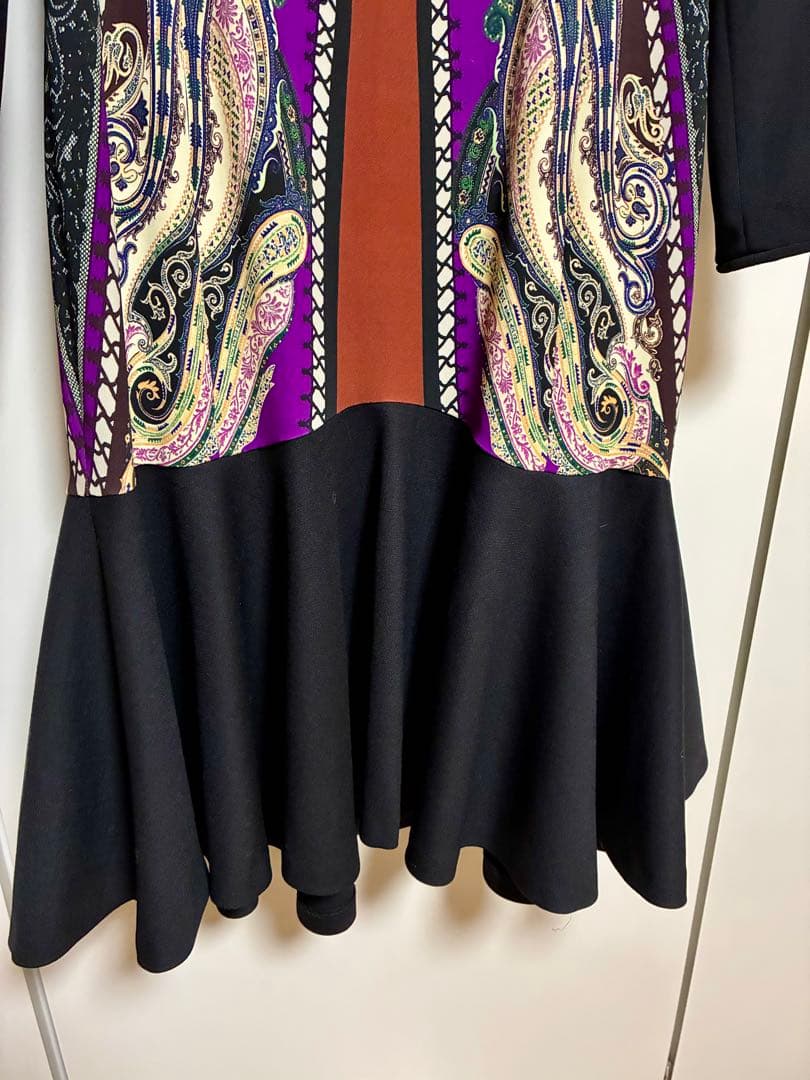 エトロ　フレアスカート　ワンピース　美品　クリスマスにも！