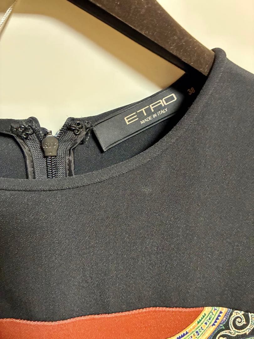 エトロ　フレアスカート　ワンピース　美品　クリスマスにも！