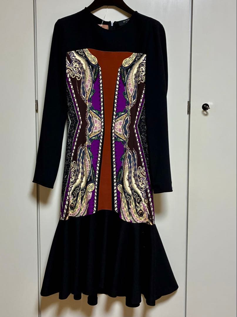 エトロ　フレアスカート　ワンピース　美品　クリスマスにも！