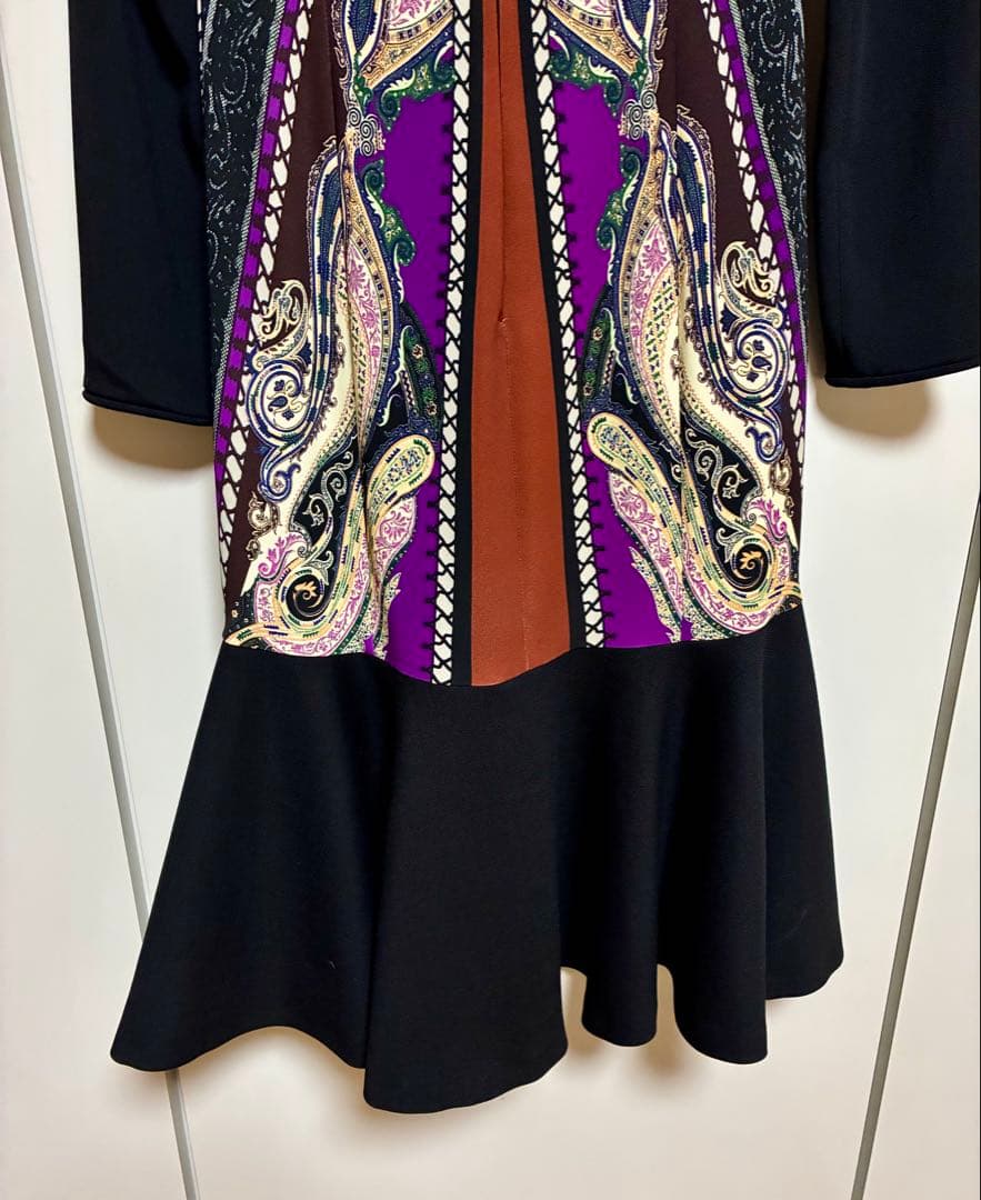 エトロ　フレアスカート　ワンピース　美品　クリスマスにも！