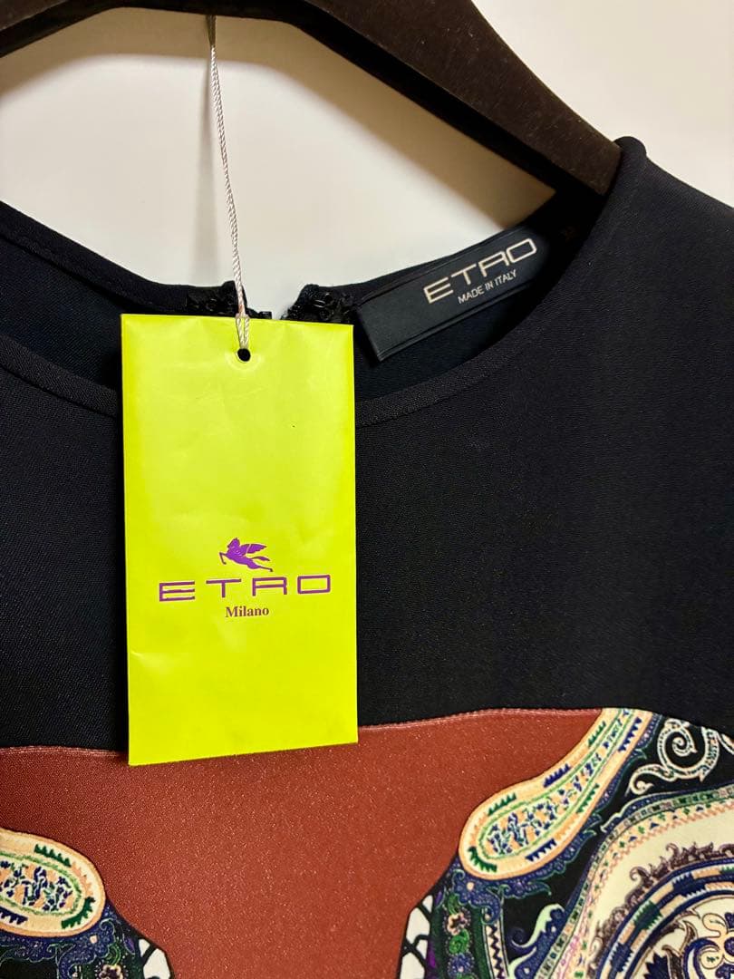 エトロ　フレアスカート　ワンピース　美品　クリスマスにも！