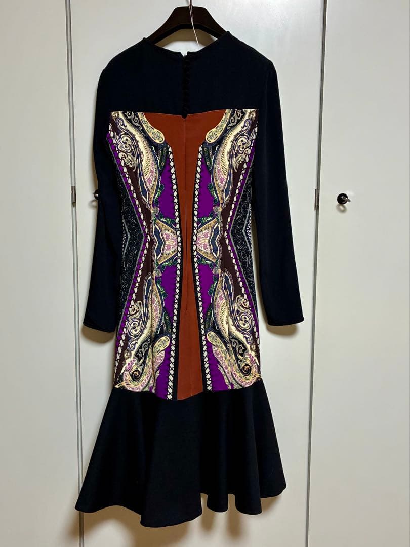 エトロ　フレアスカート　ワンピース　美品　クリスマスにも！