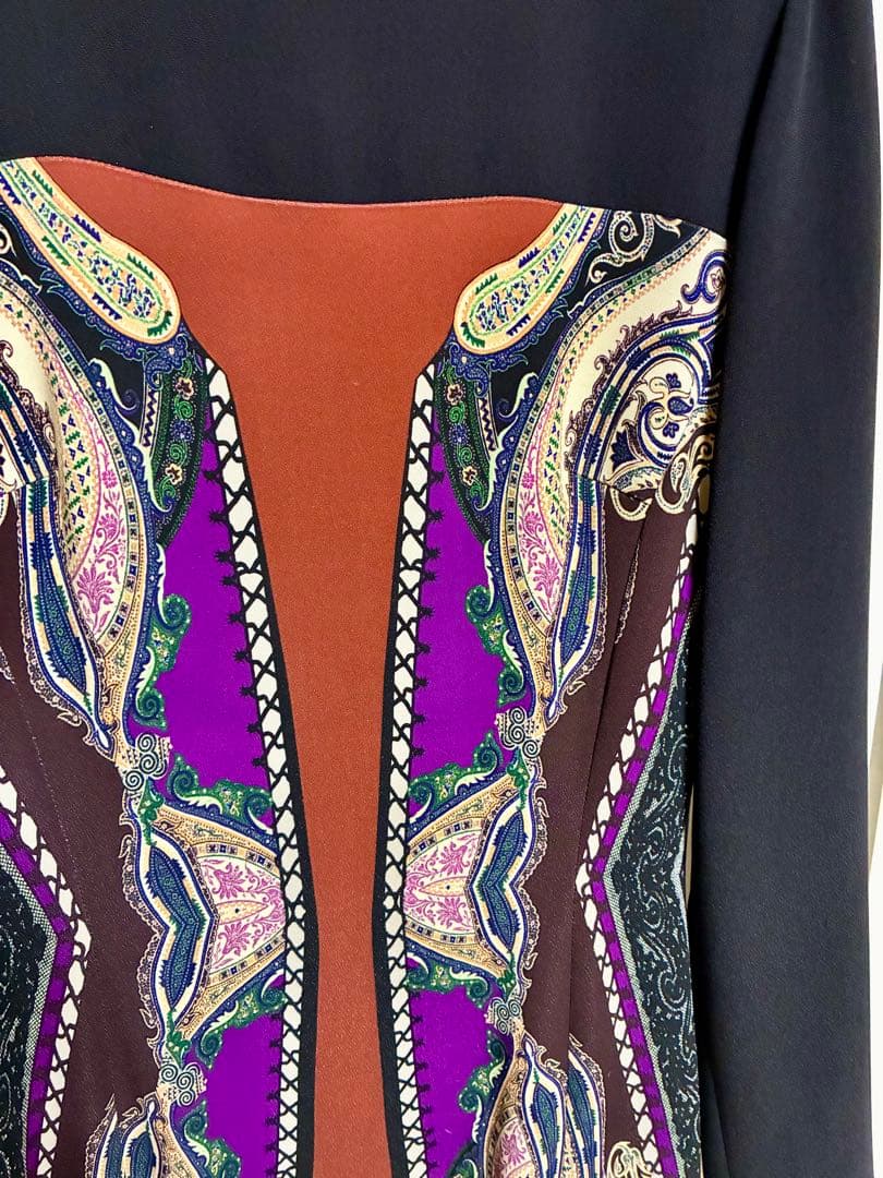 エトロ　フレアスカート　ワンピース　美品　クリスマスにも！