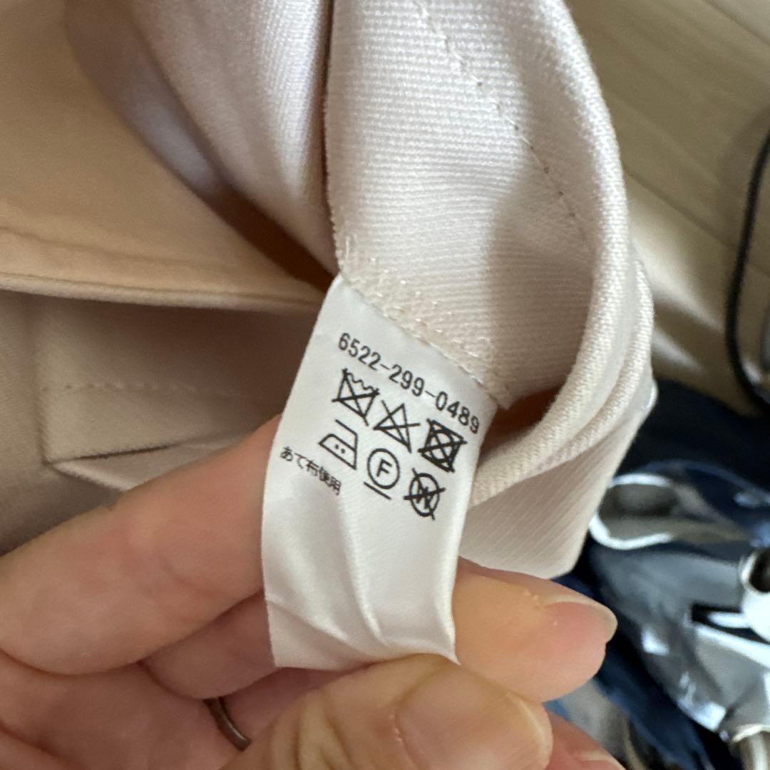 Drawer ノーカラージャケット 36 コート　ドゥロワー