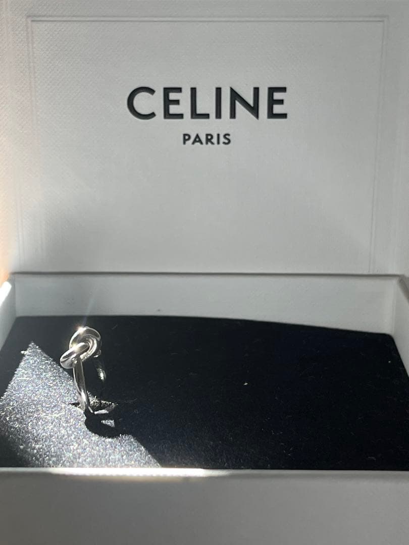 CELINE ノットフープピアス　片耳