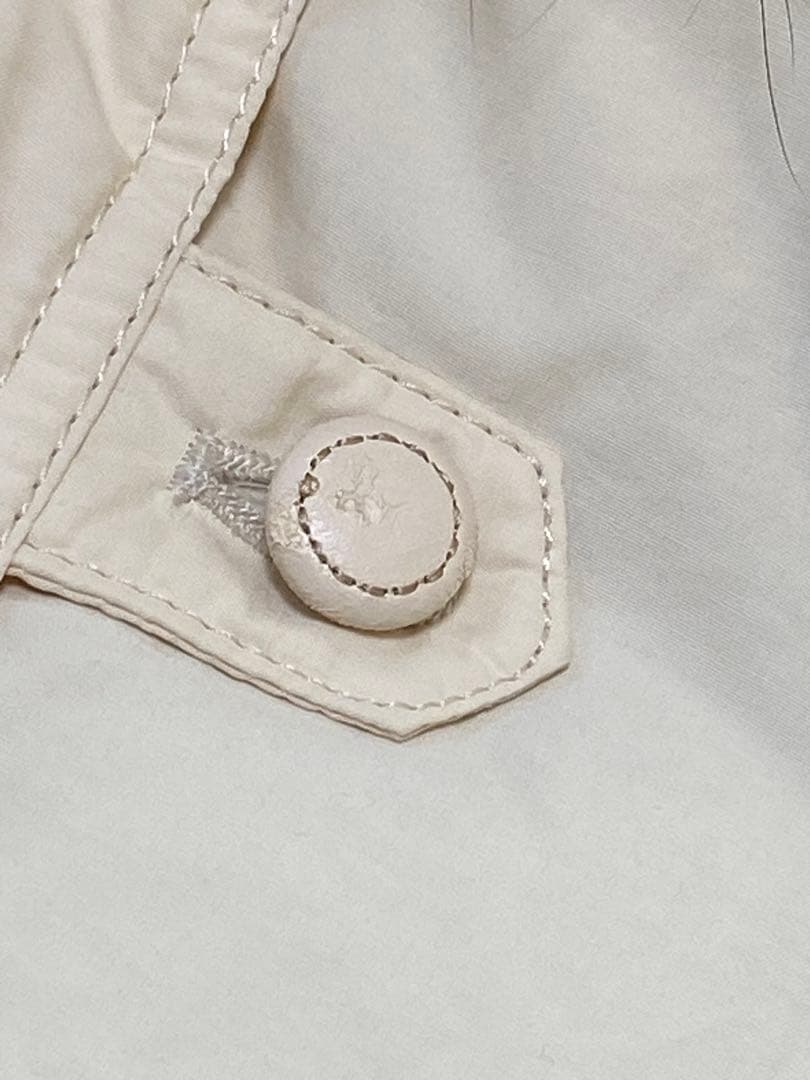 バーバリーロンドン　ロングジャケット　コート　ファー付き　フード　ノバチェック柄