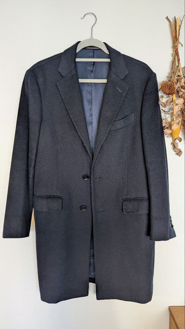 トゥモローランド　チェスターコート　ピルグリム カシミヤ30％！