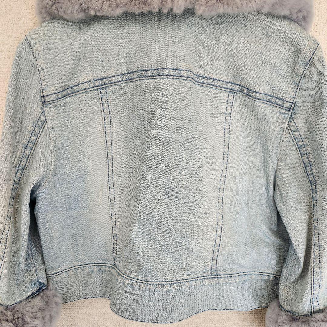 トゥービーシック ToBeChic レッキスファー デニムジャケット コート42