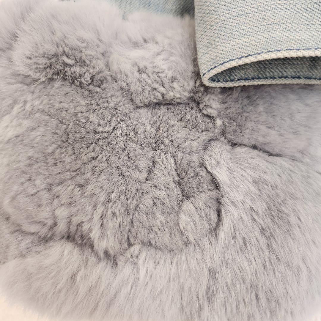 トゥービーシック ToBeChic レッキスファー デニムジャケット コート42