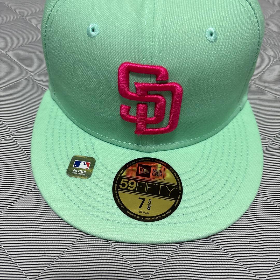サンディエゴ・パドレス 59FIFTY キャップ 7 5/8 ミントグリーン