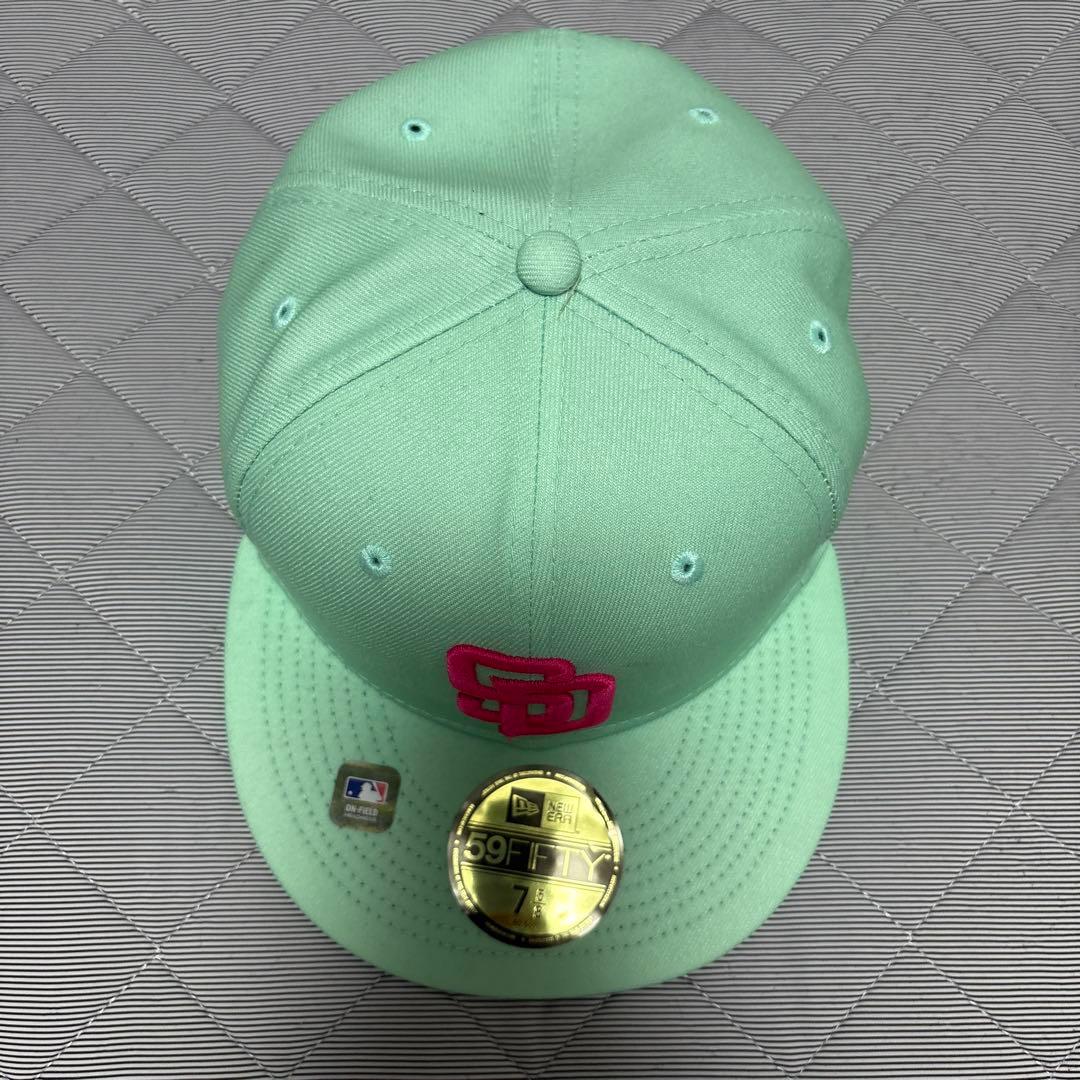 サンディエゴ・パドレス 59FIFTY キャップ 7 5/8 ミントグリーン