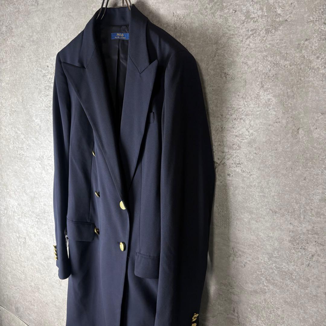 ポロラルフローレン　Ralph Lauren 紺ブレ　ブレザーコート　6 金釦