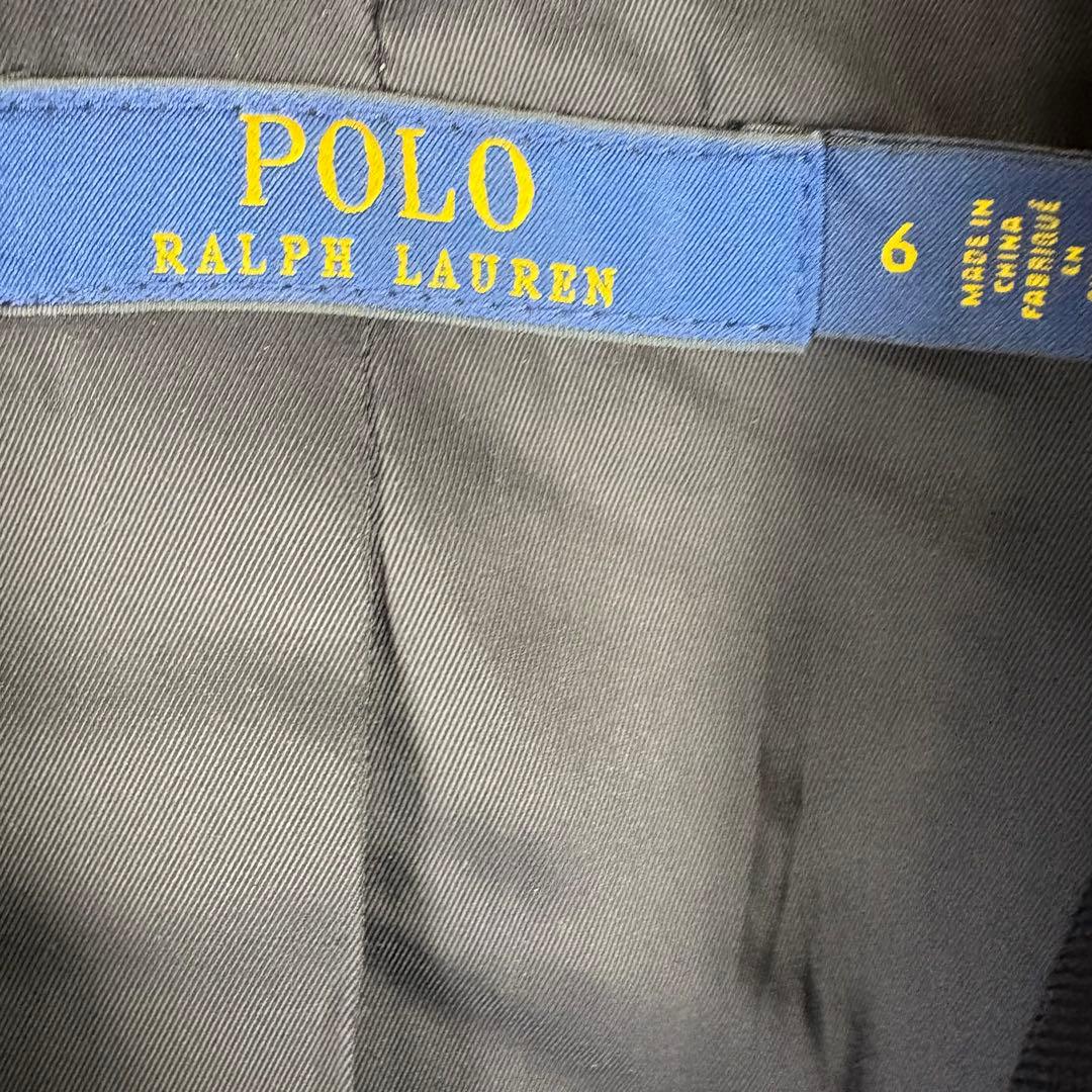 ポロラルフローレン　Ralph Lauren 紺ブレ　ブレザーコート　6 金釦