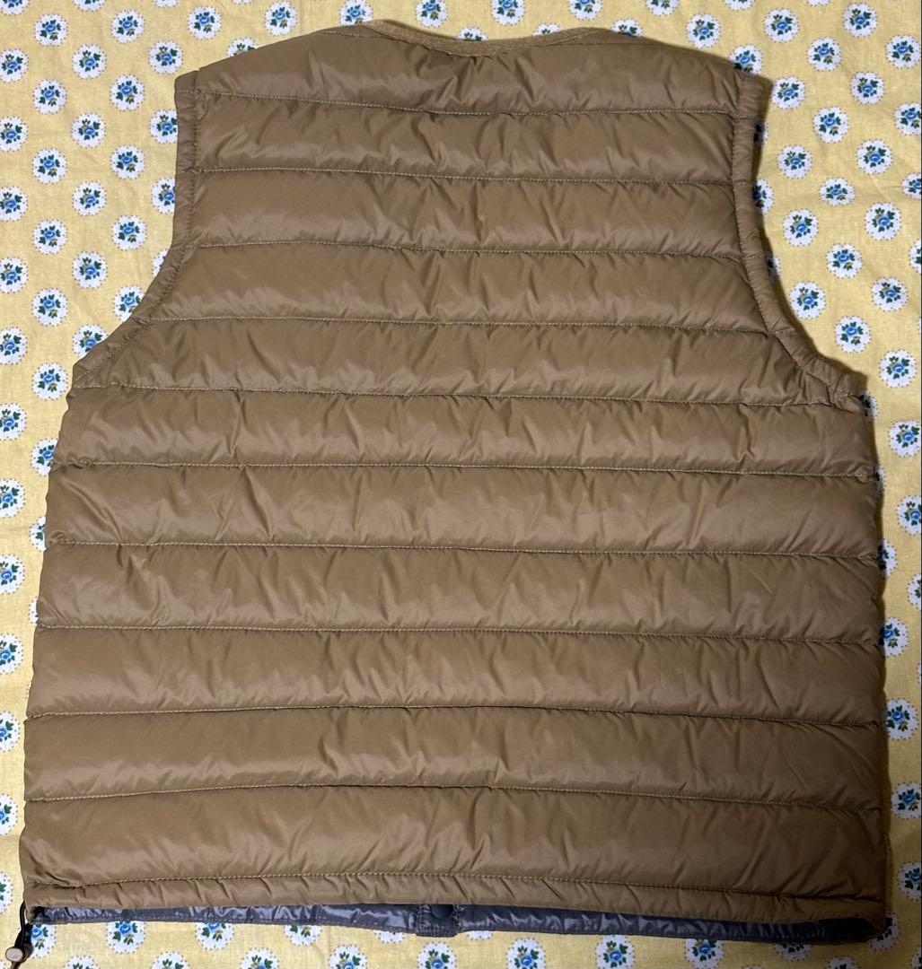 ダントン DANTON インナーダウンベスト ブラウン 34