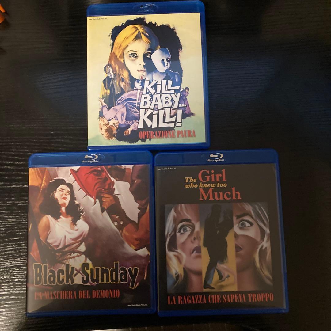 マリオ・バーヴァ 監督　８作品セット　Blu-ray ３枚　DVD ５枚