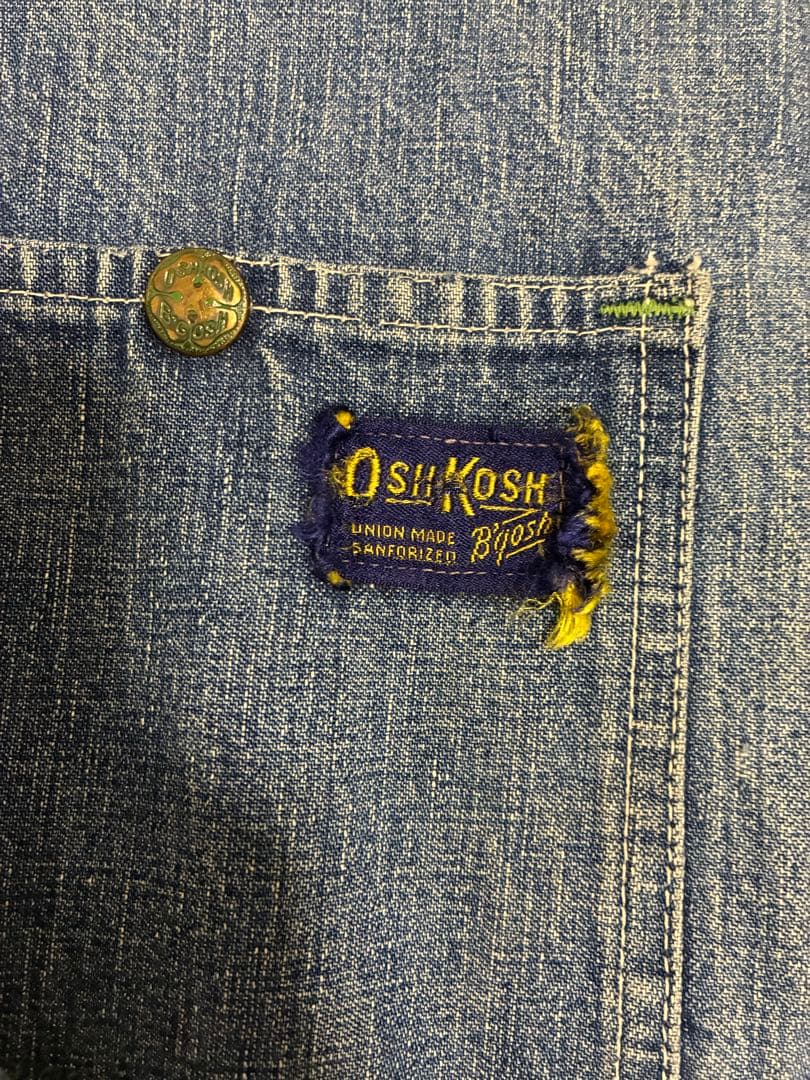 50's osh koshデニムカバーオール