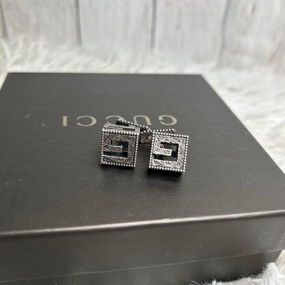 GUCCI Gキューブ カフリンクス　アクセサリー　 ネクタイピン・カフス