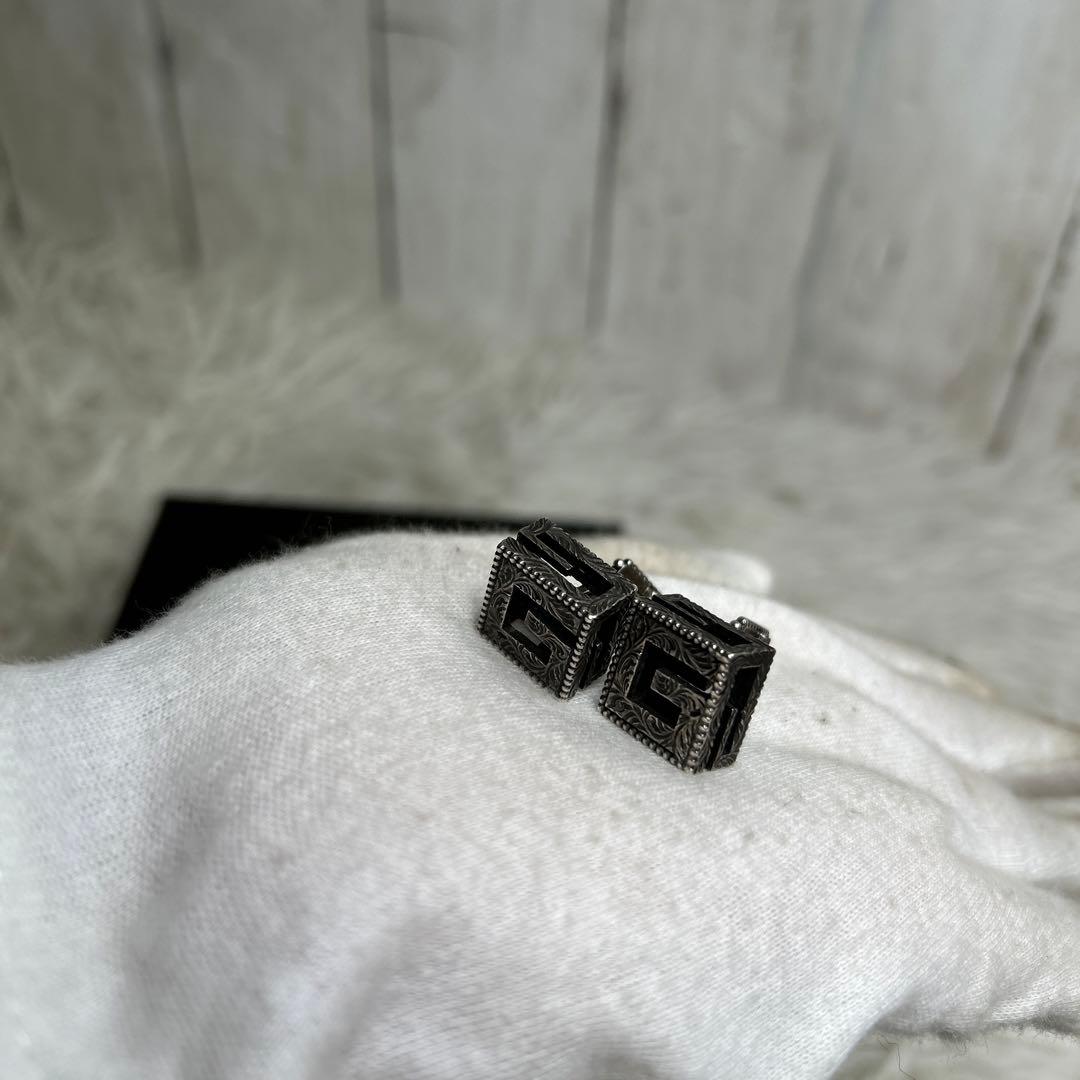 GUCCI Gキューブ カフリンクス　アクセサリー　 ネクタイピン・カフス