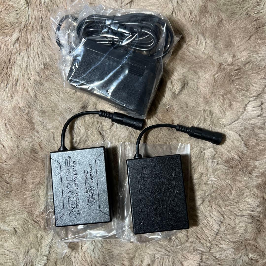 コミネ　バイク用 グローブ プロテクトエレクトリックヒートグローブ セット