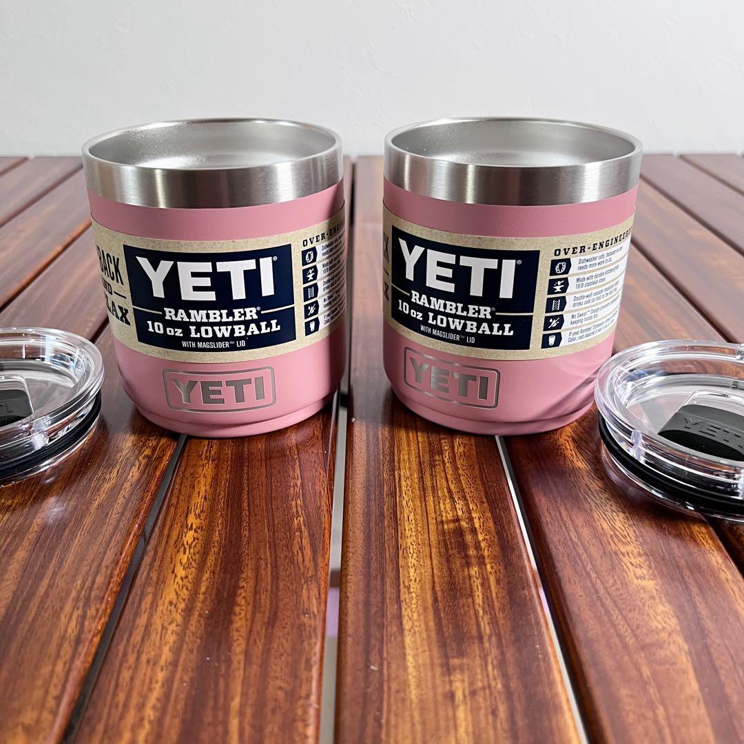 YETI 10oz ランブラー サンドストーンピンク 新品同様 スレあり2個