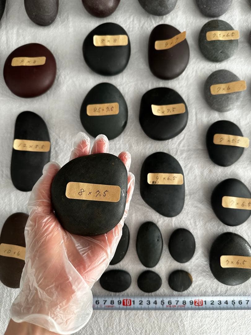 ホットストーン 玄武岩 35個 ラベンダーヒル アリゾナ