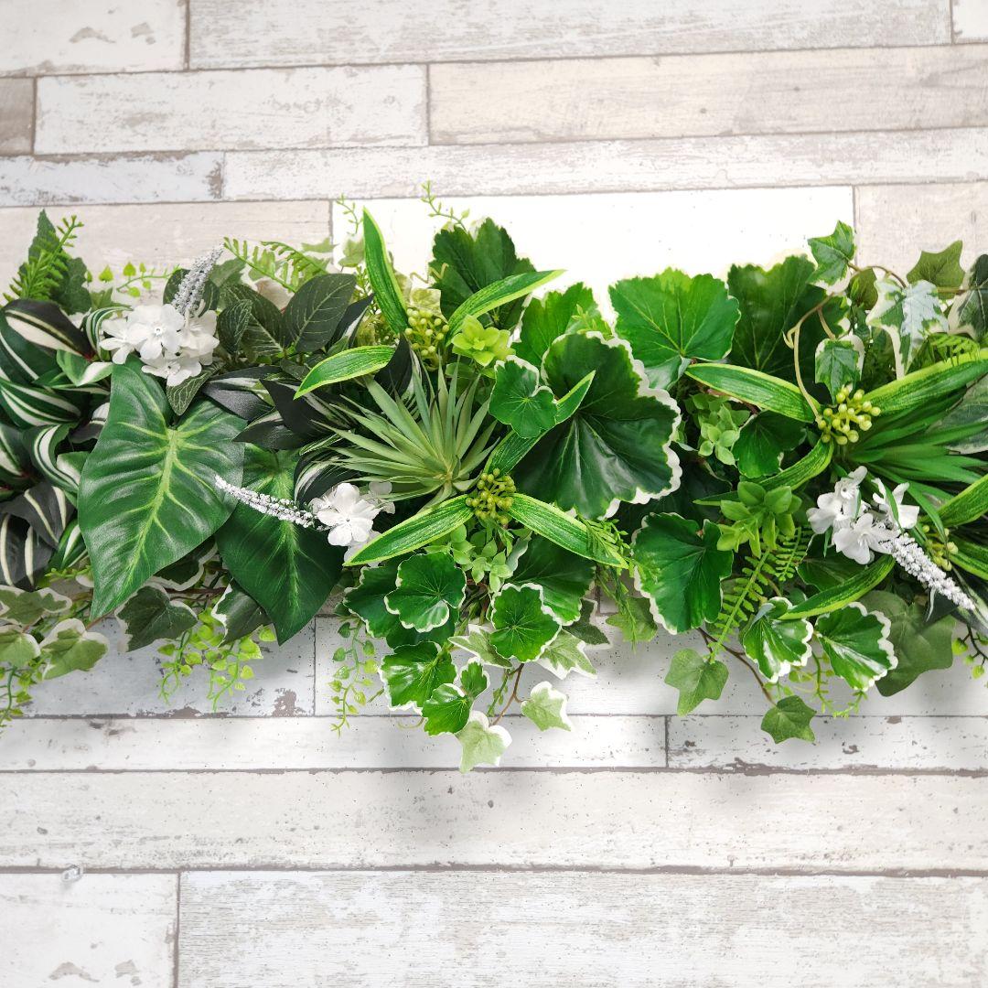 大型☆フェイクグリーンの壁飾り2個セット2024No.280(ウォールグリーン)