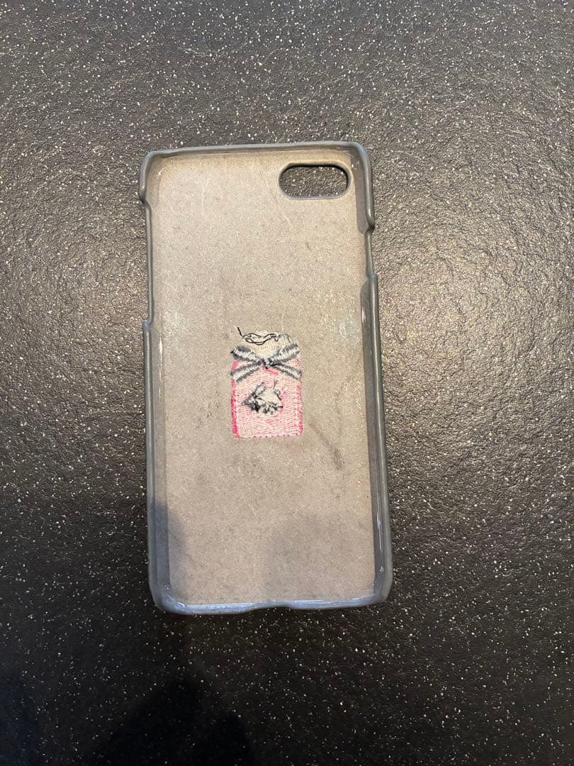 familiar iPhone se用ケース チャコールグレー　ファミリア