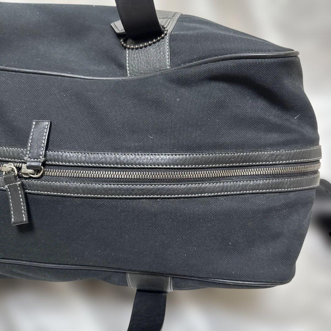 COACH コーチ　牛革　キャンバス　ボストンバック　旅行バック　2wayバック