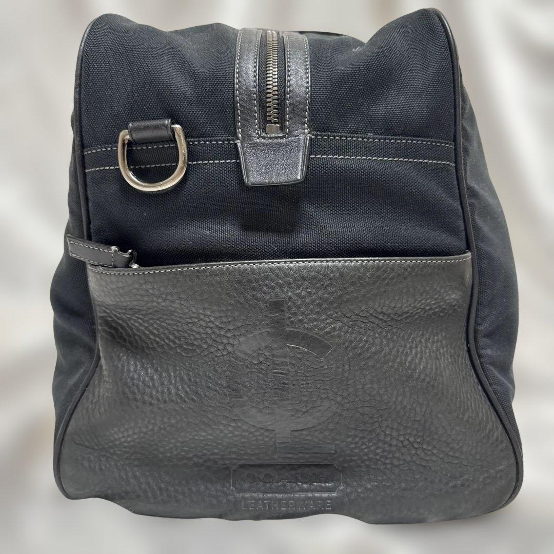 COACH コーチ　牛革　キャンバス　ボストンバック　旅行バック　2wayバック