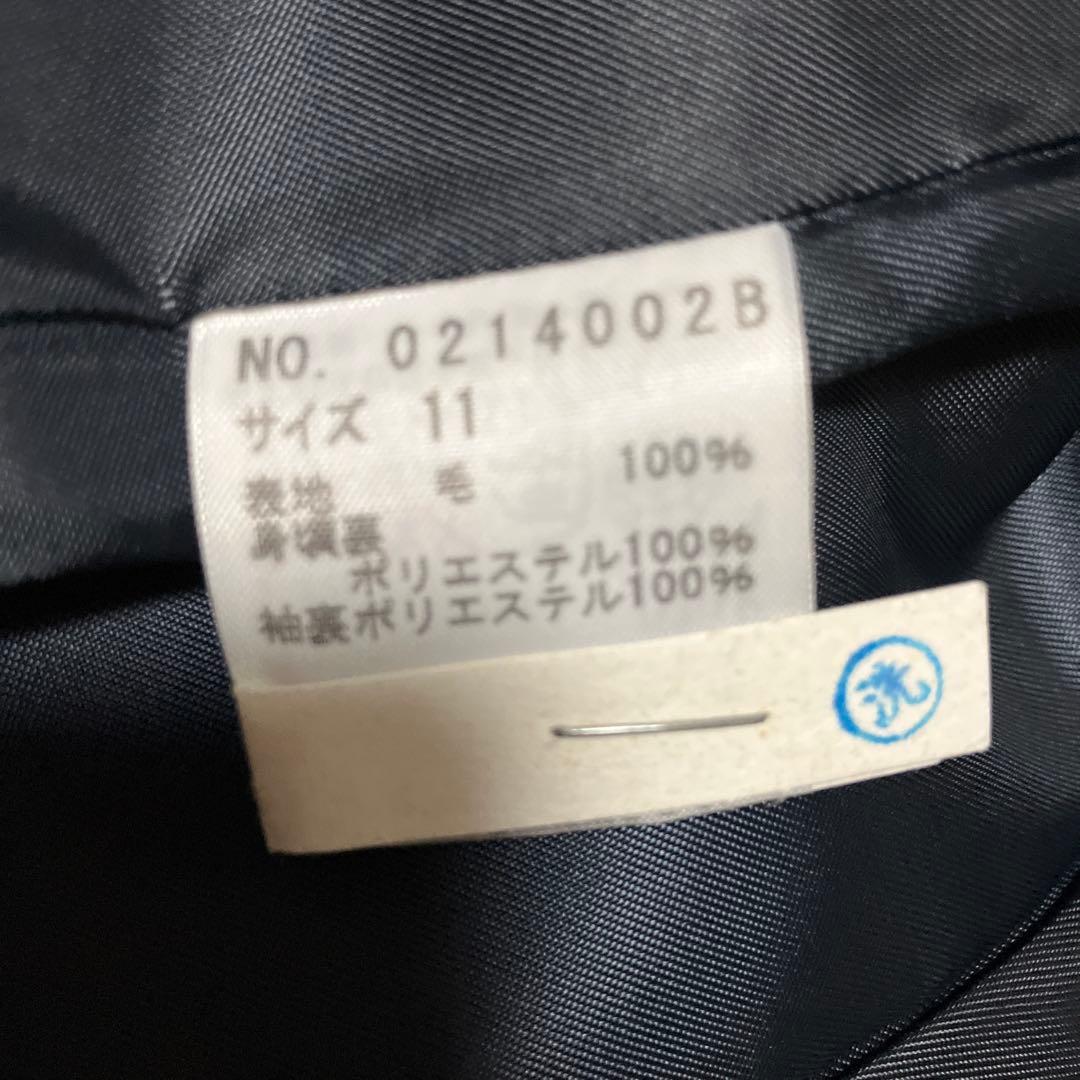 クリーニング済　高級　イーストボーイ　11号　紺ブレ　金ボタン　ブレザー