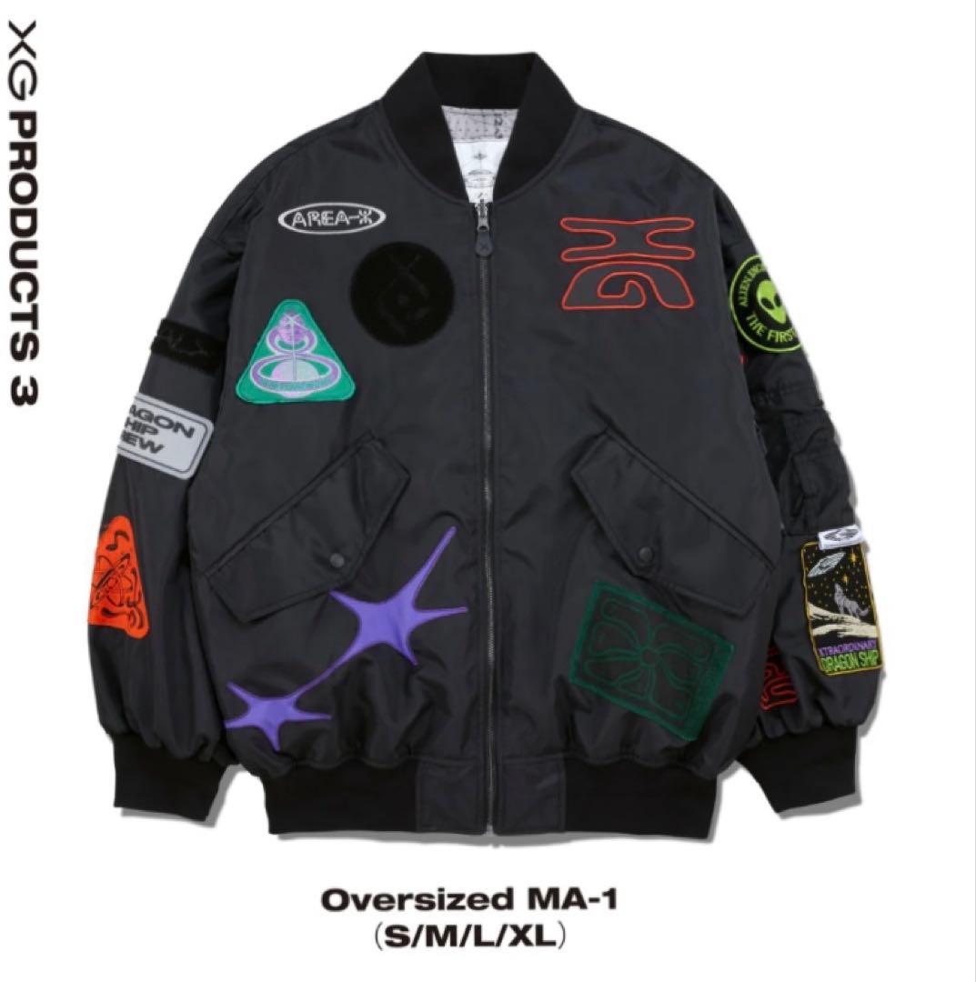 【Mサイズ】XG PRODUCTS 3 Oversized MA-1ジャケット