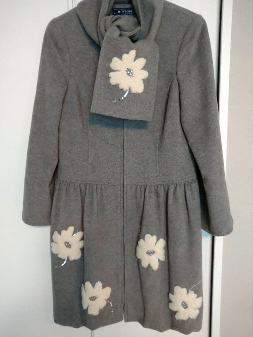 エムズグレイシー　コート、マフラー　セット