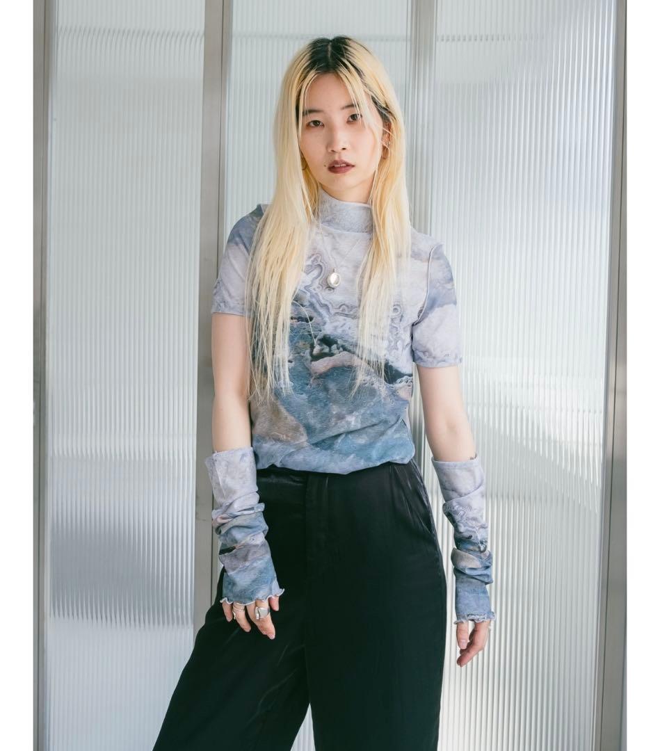 sahara 2way Mineral Photography Top グレー