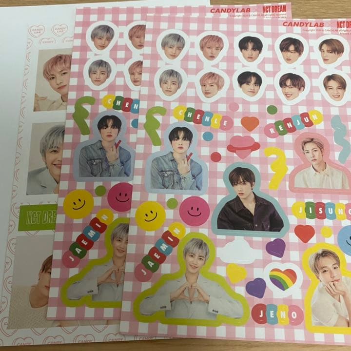 nct dream × candy lab トレカポスカステッカーセット