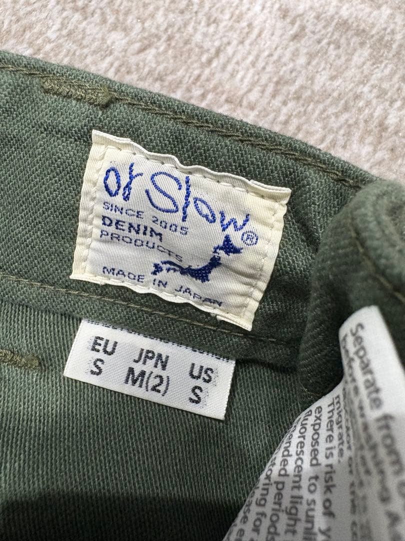 orSlowファティーグパンツ レギュラーフィット ベイカーパンツ