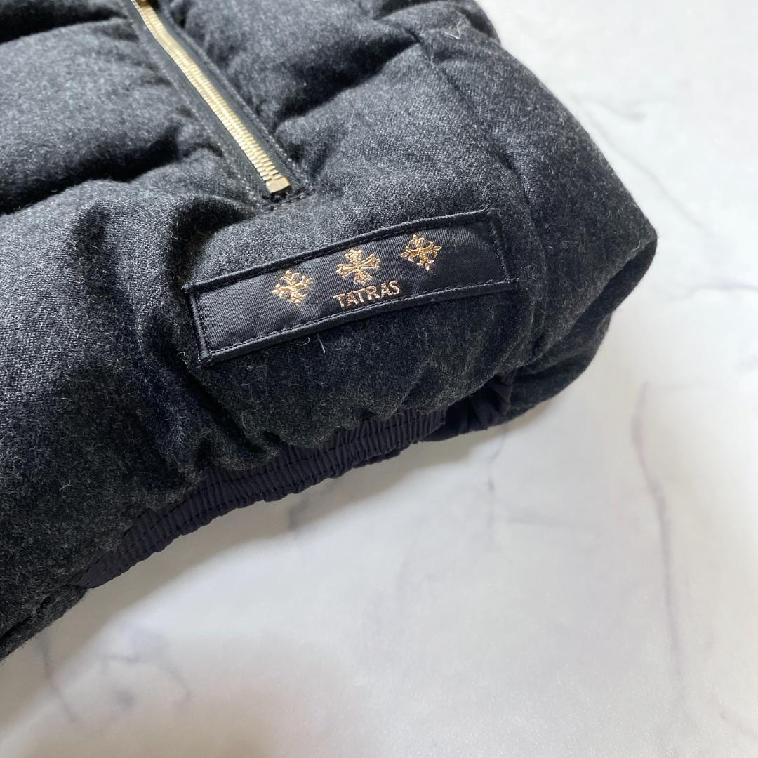 美品✨TATRAS タトラス ルセラ ダウンベスト フード ファー グレー M