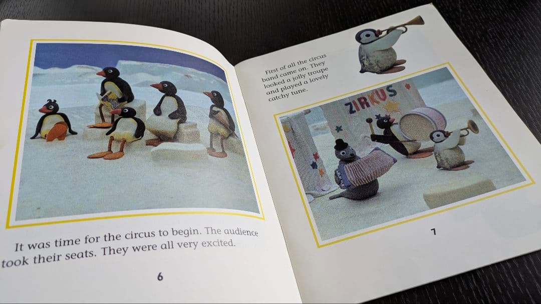 希少 英語版 ピングー 絵本 《PINGU and the Circus》初版
