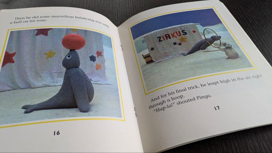 希少 英語版 ピングー 絵本 《PINGU and the Circus》初版