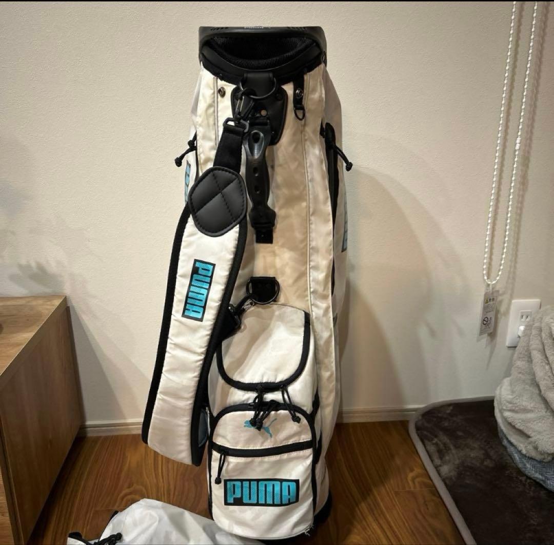 PUMA プーマ 軽量 9.5型 6分割 キャディバッグ カモフラージュ柄