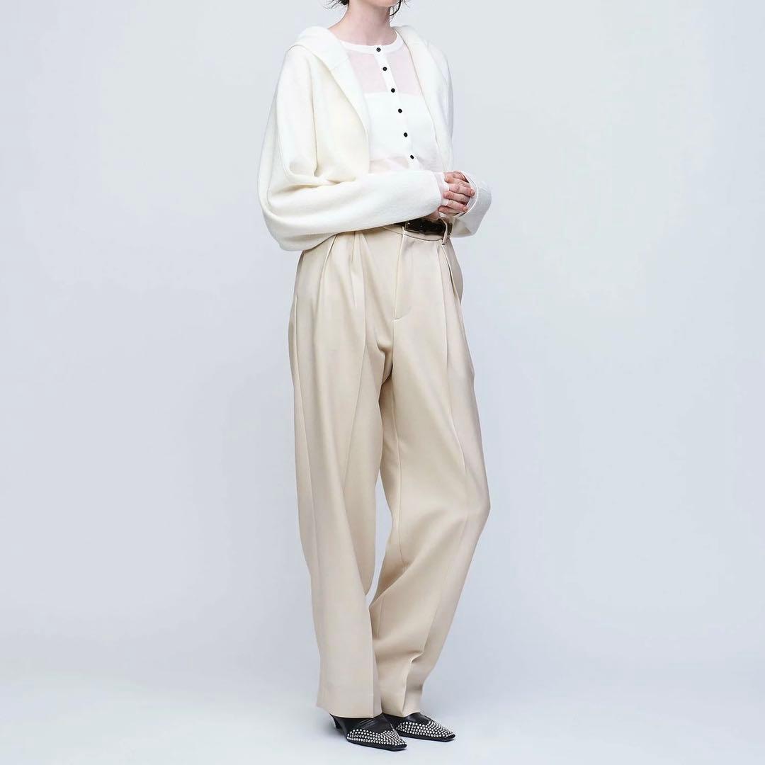 [AEWEN MATOPH] ツイル タック パンツ