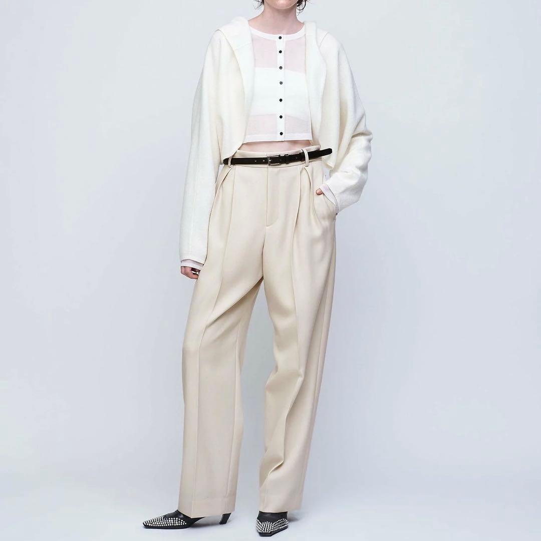 [AEWEN MATOPH] ツイル タック パンツ