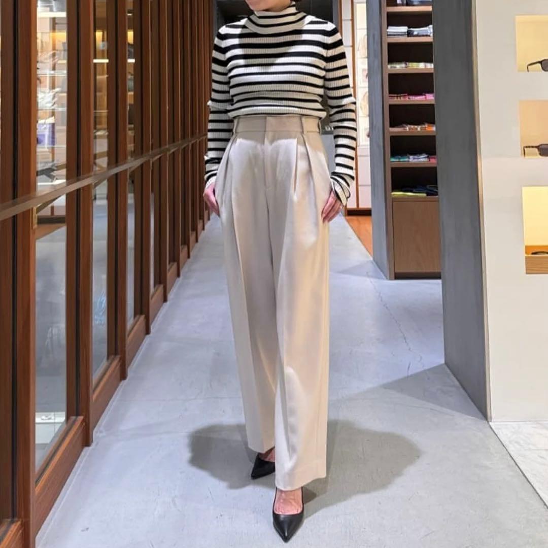 [AEWEN MATOPH] ツイル タック パンツ