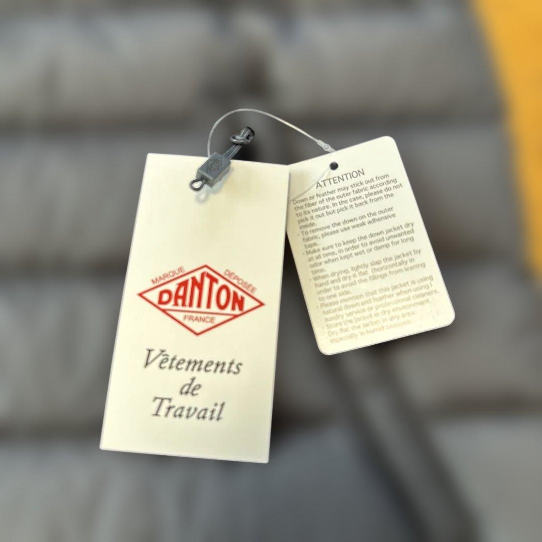 DANTON チャコールグレーダウンベスト