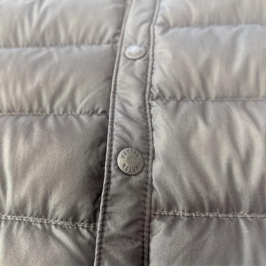 DANTON チャコールグレーダウンベスト