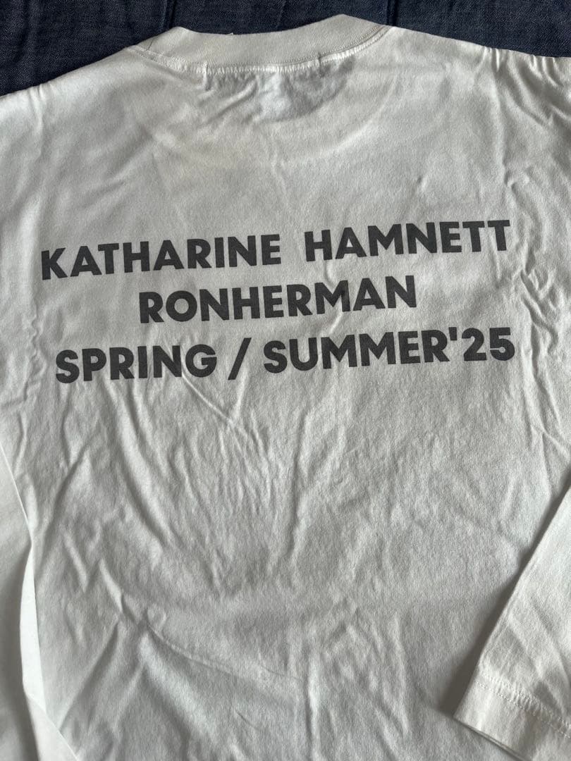 新品未使用！RONHERMAN 別注 キャサリンハムネット Smile Tシャツ