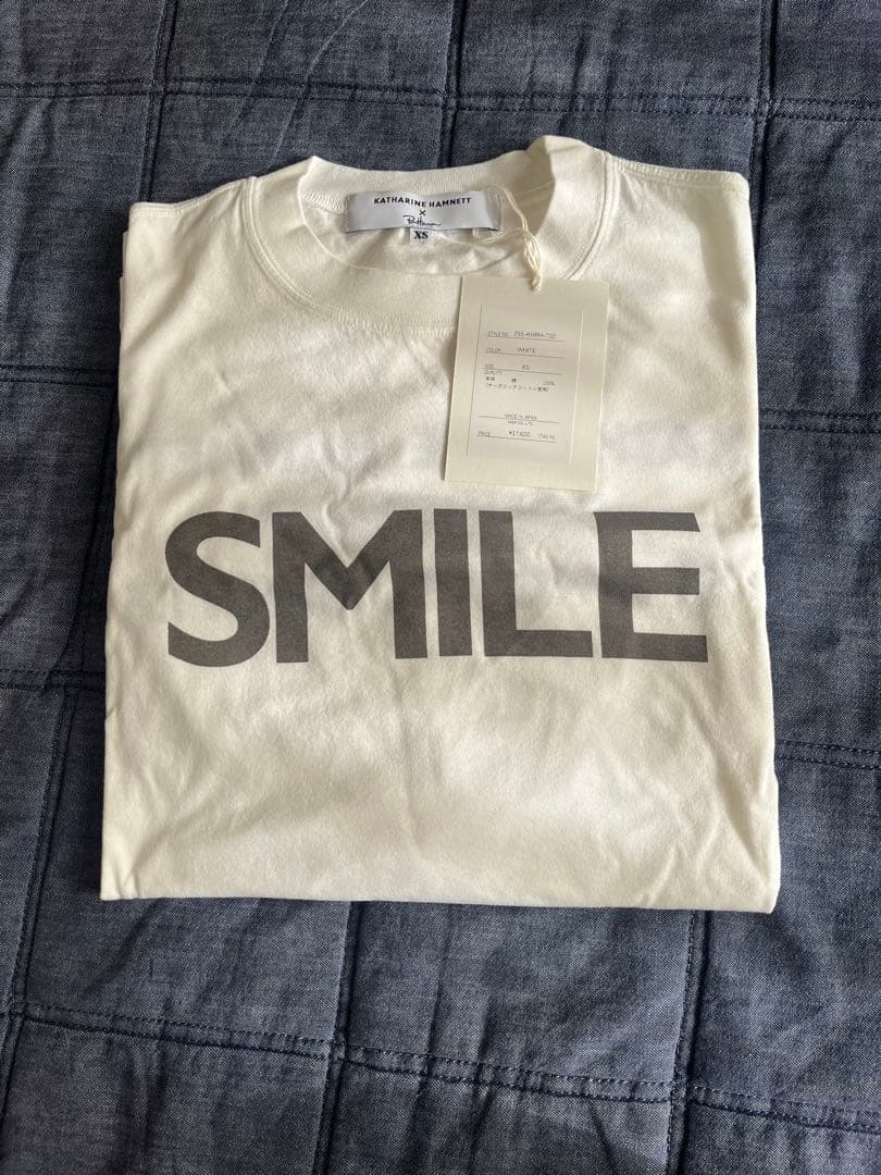 新品未使用！RONHERMAN 別注 キャサリンハムネット Smile Tシャツ
